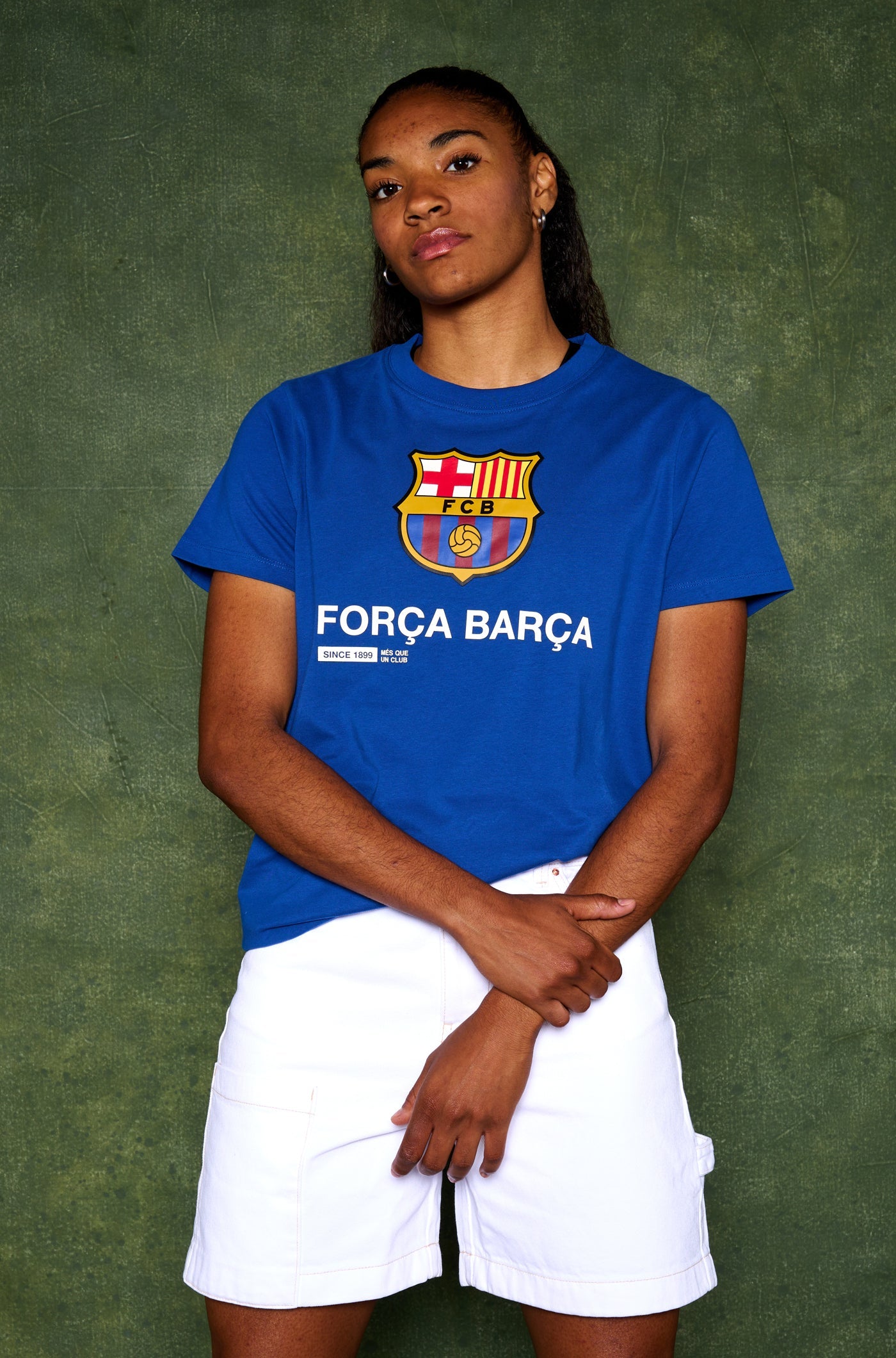 Samarreta blava Força Barça
