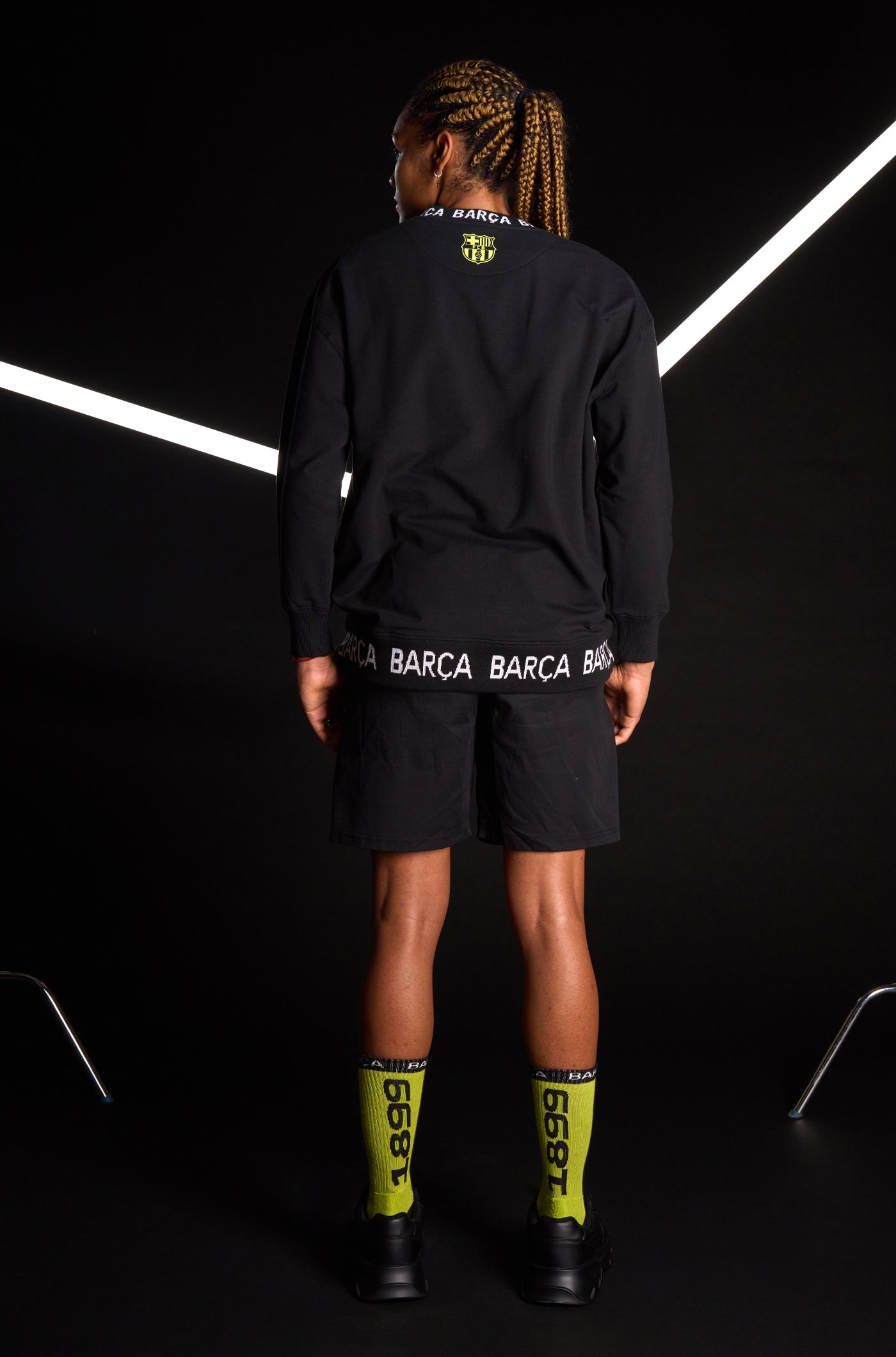 Dessuadora negra Barça - Numerology