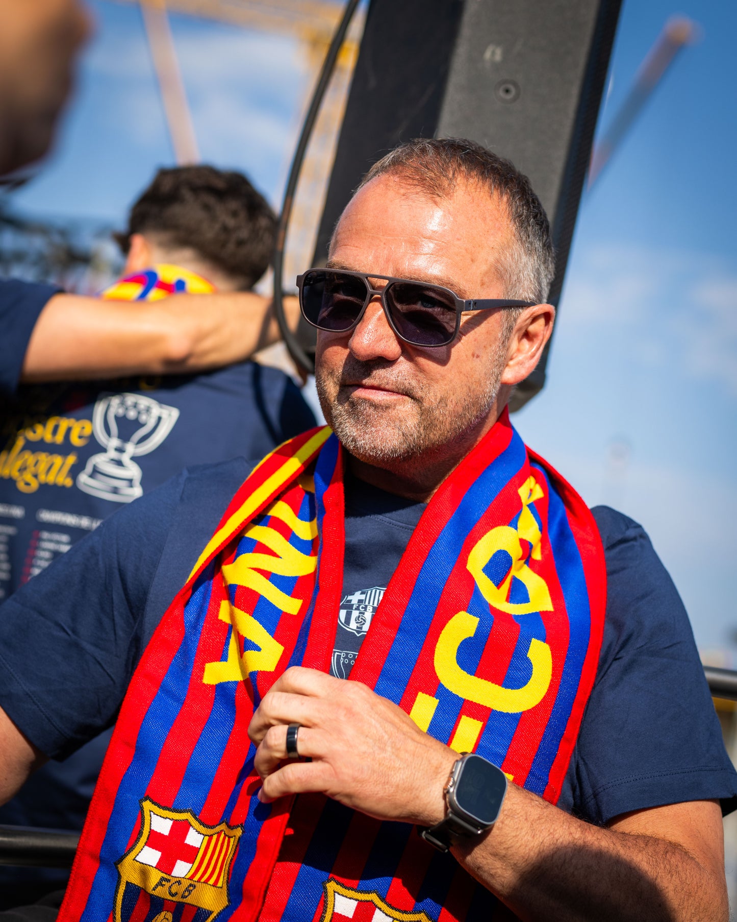 Bufanda reversible blaugrana