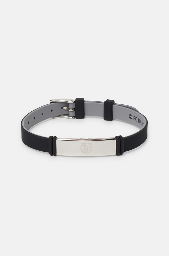 Pulsera fashion FC Barcelona - Negro
